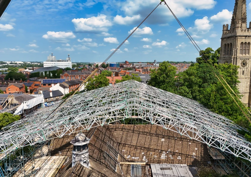 Restoration at Kettering library