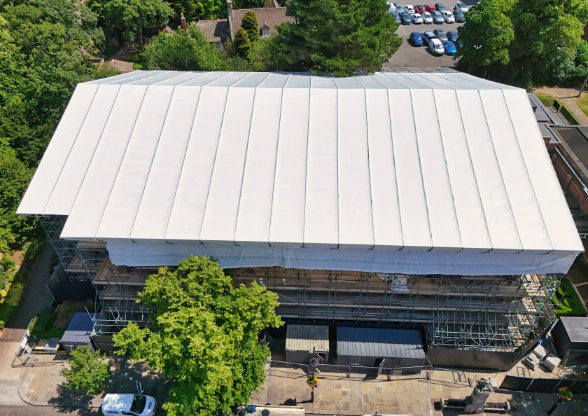 Kettering library and art gallery roof restoration