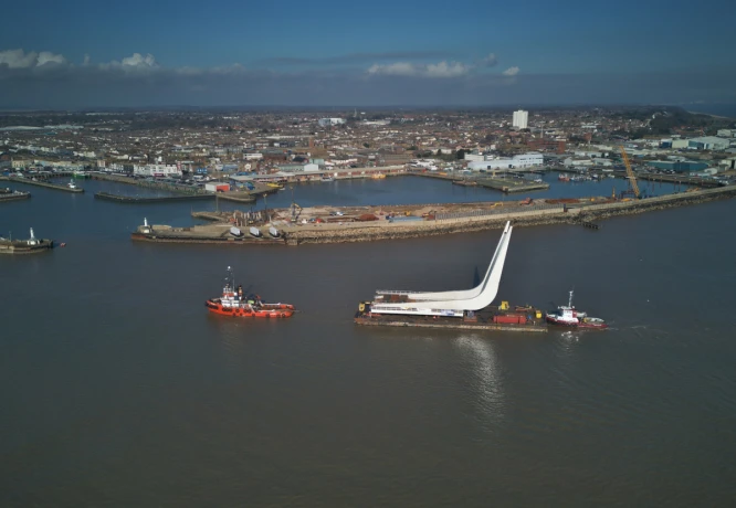 Lowestoft's Gull Wing Bridge