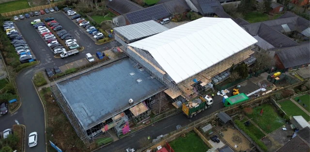 Bro Cerwyn Centre Temporary Roof Project