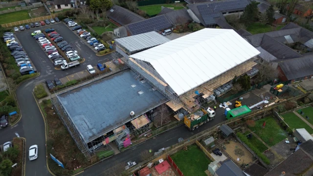 Bro Cerwyn Centre Temporary Roof Project