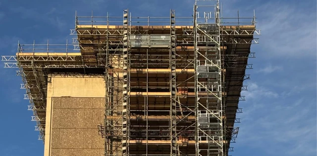 Hospital of Wales Scaffolding Project