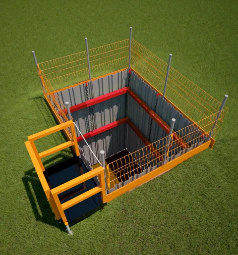 Double Acting Manhole Brace