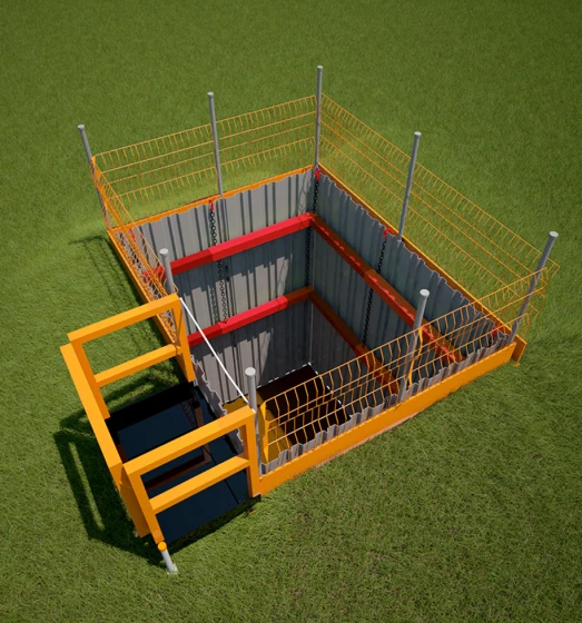 Double Acting Manhole Brace