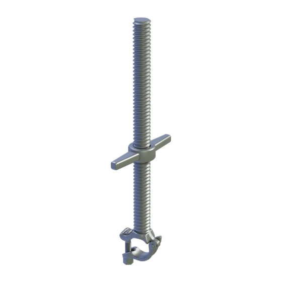 500mm Threaded Spindle w. Fitting